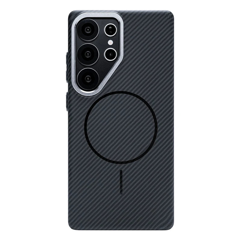 Ultrathin Magnetic Carbon Fiber PC Case for Samsung Galaxy S25 Series