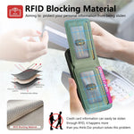 RFID-Blocking Magnetic Wallet Case with Card Holder for Samsung Galaxy S25 Series