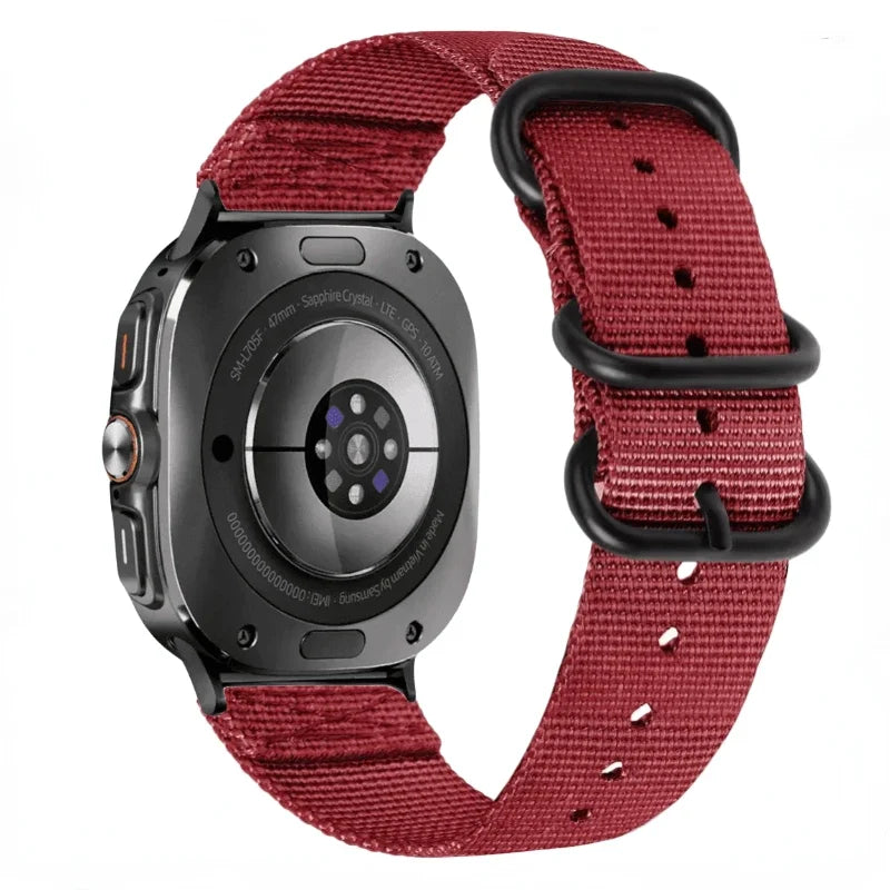 Durable Military Nylon Strap for Samsung Galaxy Watch Ultra (2025)