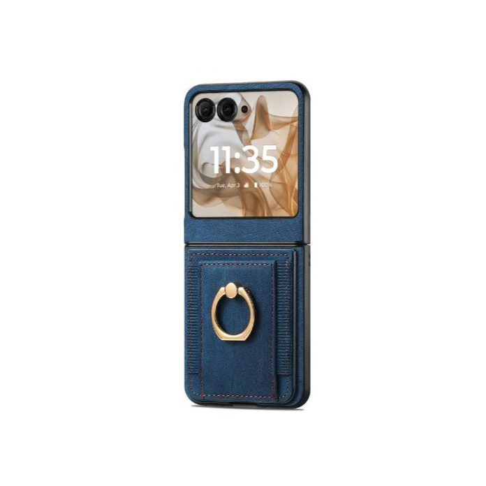 Rosa Premium Retro Stand Portafoglio TPU Silicone Caso per Motorola One Rosa Premium Retro Stand Portafoglio TPU Silicone Caso per Motorola One