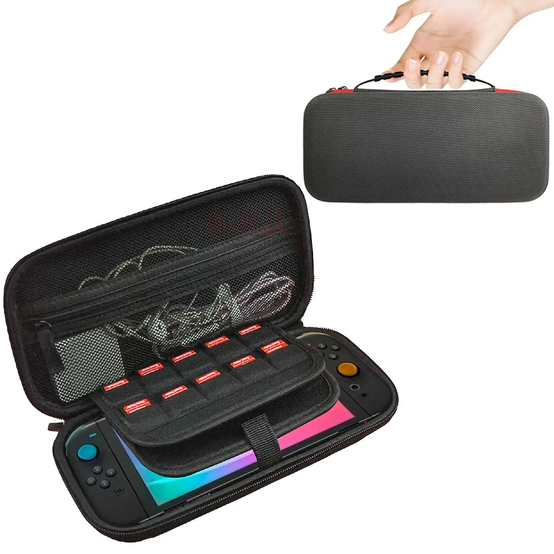 Travel-Friendly Large Capacity Protective Case for Nintendo Switch 2