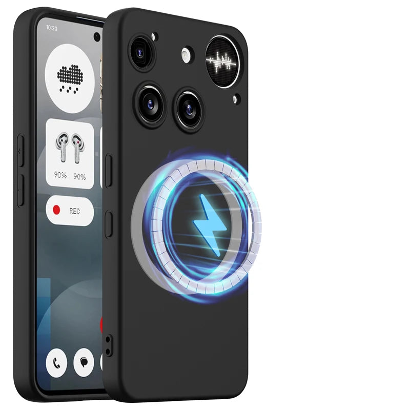 Soft Liquid Silicone Magnetic Case for Nothing Phone 3