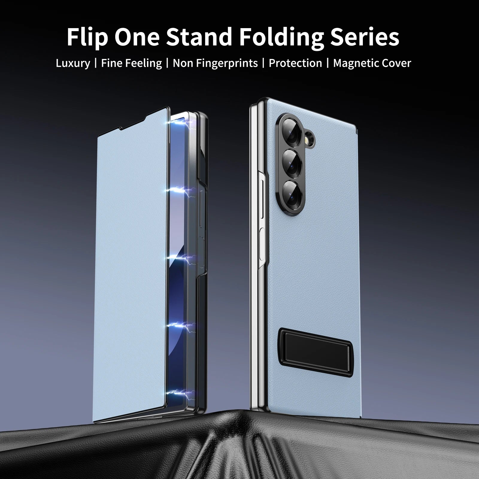 Slim Folding Hard Case with Stand for Samsung Galaxy Z Fold 6