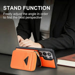 Leather Detachable Card Wallet Case with Chain Connection for Samsung Galaxy S25 Ultra