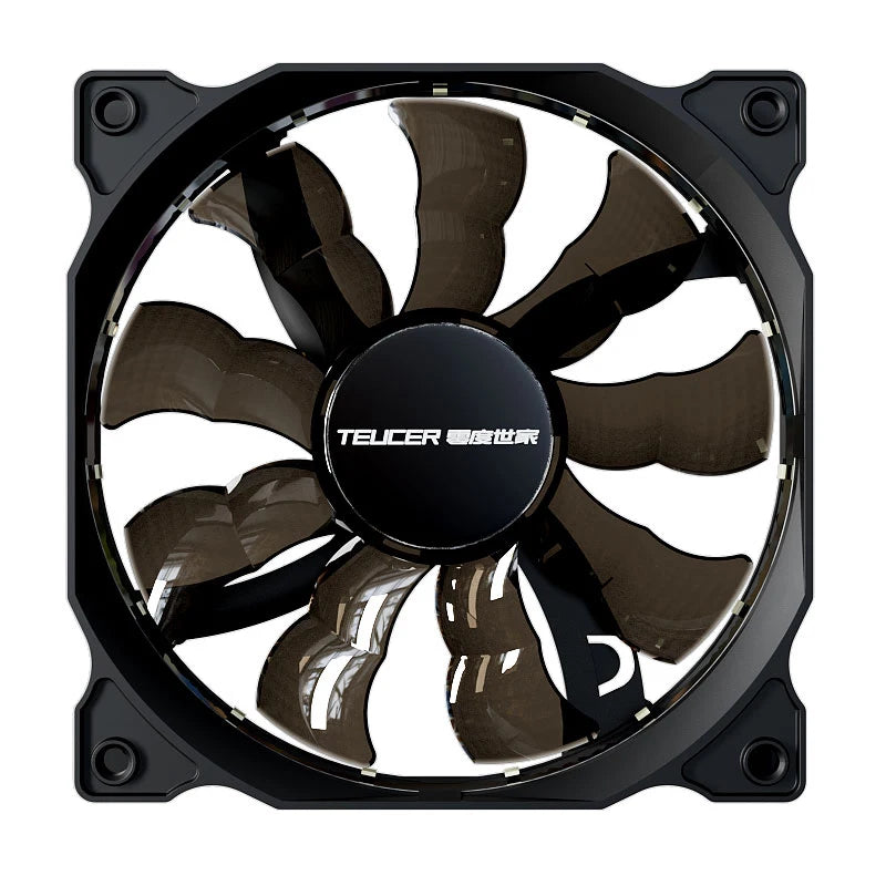 TEUCER 120mm RGB Vortex Light Effects PC Case Fan