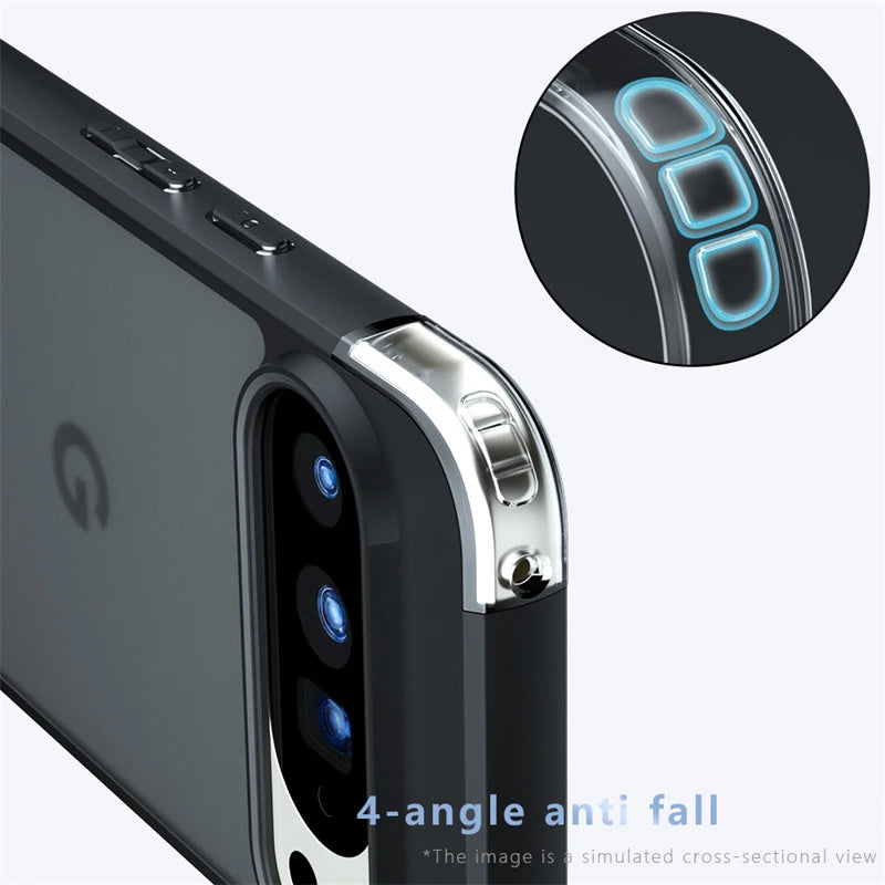 Shockproof Matte Bumper Case for Google Pixel 10 Series