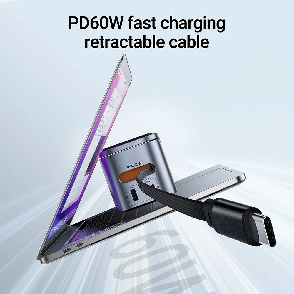 ACEFAST 6-in-1 GaN 80W Charging Station