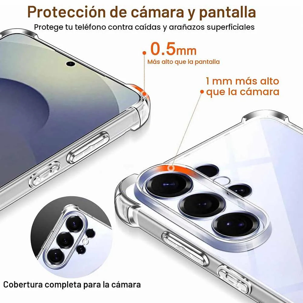 Shockproof TPU Case with Raised Camera Protection for Samsung Galaxy S26 Series