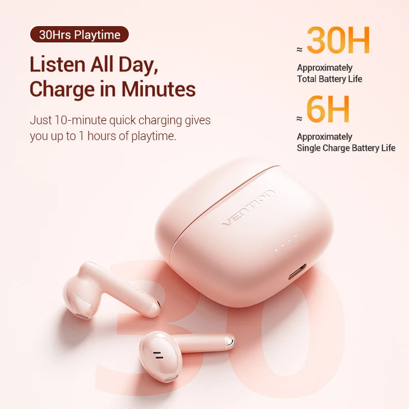 Vention E03 NBH Bluetooth 5.3 Wireless Earphones