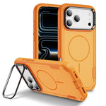 Durable Anti-Shock MagSafe Case with Built-in Lens Stand for iPhone 17 Series