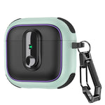Shockproof Padded Case with Metal Carabiner Clip for AirPods Pro 3