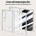 Skin-Feel Magnetic Case with Integrated Screen Protector for Samsung Galaxy Z Fold 8