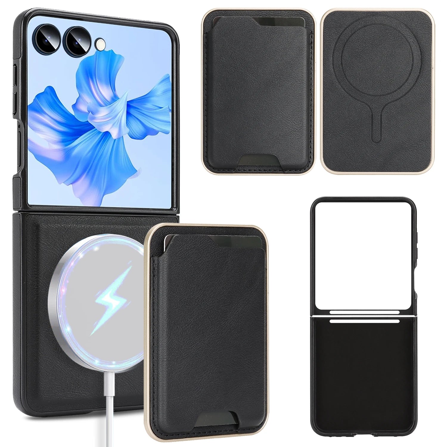 2-in-1 Magnetic Detachable Wallet Case for Samsung Galaxy Z Flip 7