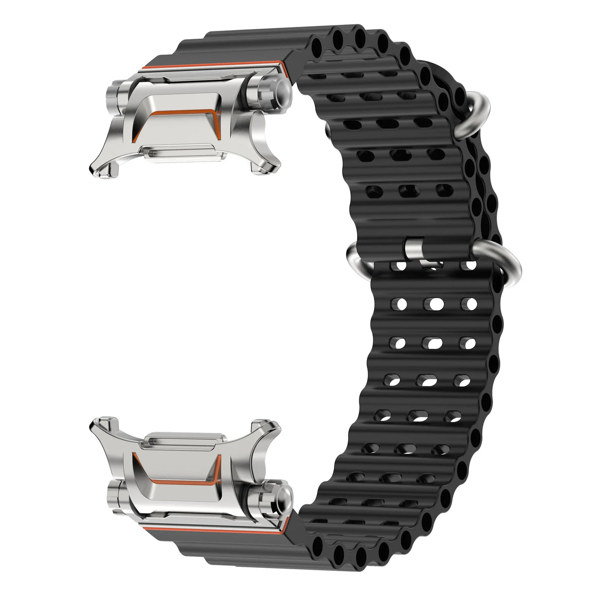 Perforated Silicone Watch Band for Samsung Galaxy Watch Ultra 2