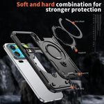 Xiaomi 17 Series Heavy Duty Magnetic Case with Rotating Ring Stand