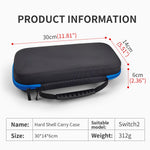 Travel-Friendly Large Capacity Protective Case for Nintendo Switch 2