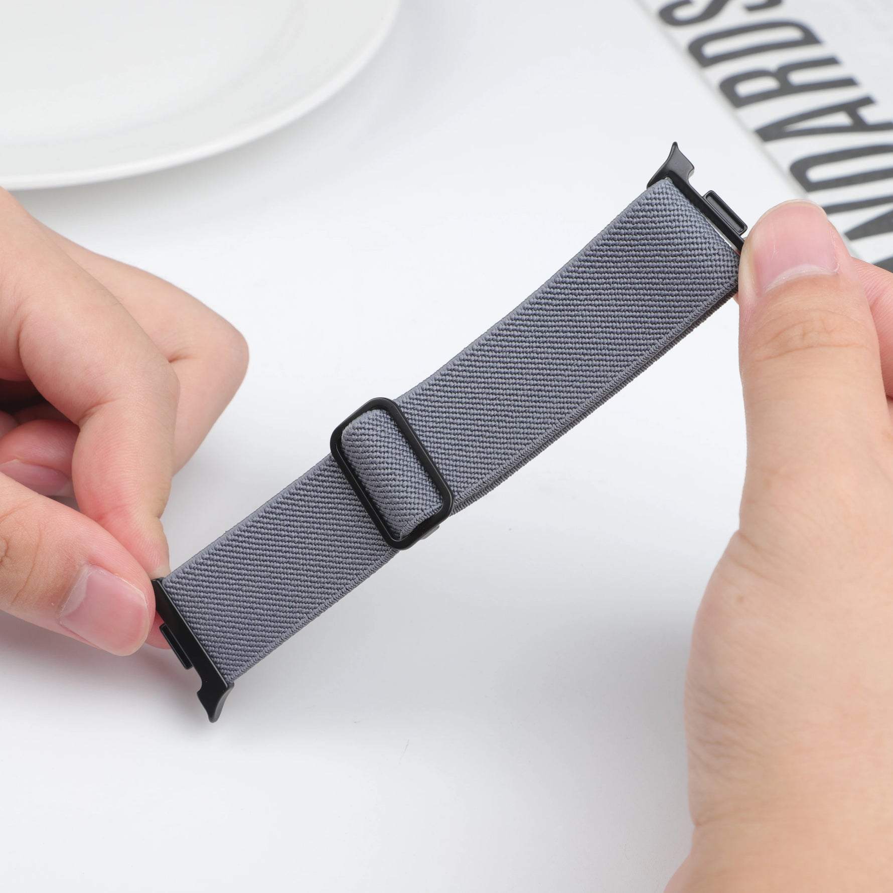 Comfortable Nylon Scrunchie Watch Band for Samsung Galaxy Watch 8 & Galaxy Watch 8 Classic