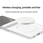 Luxury Magnetic Vegan Leather Case with Screen Protector for Samsung Galaxy Z Flip 8