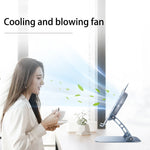 Aluminum Laptop Stand with Cooling Fan