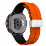 Silicone Magnetic Buckle Strap for Samsung Galaxy Watch 8 /  Galaxy Watch 8 Classic