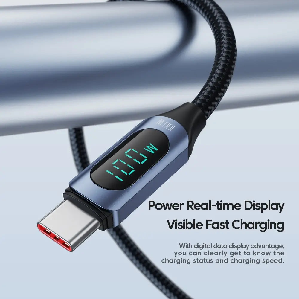 Toocki 100W USB-C Cable With OLED Power Display