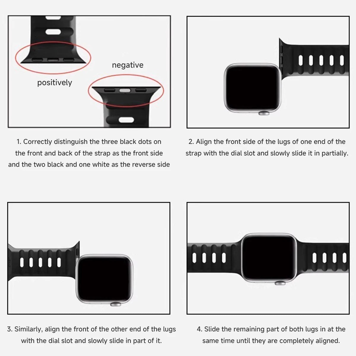 Durable Sports Silicone Band for Apple Watch