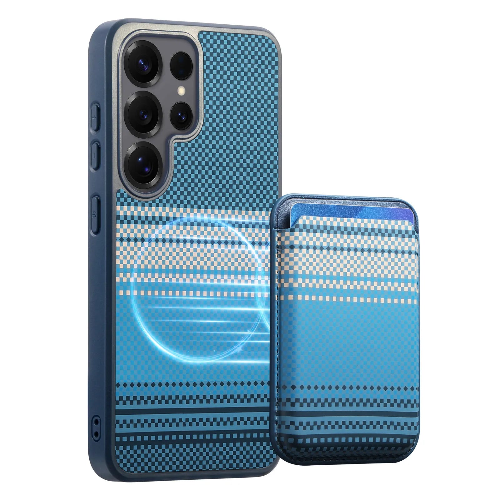 Magnetic Gradient Case with Detachable Wallet for Samsung Galaxy S26 Series