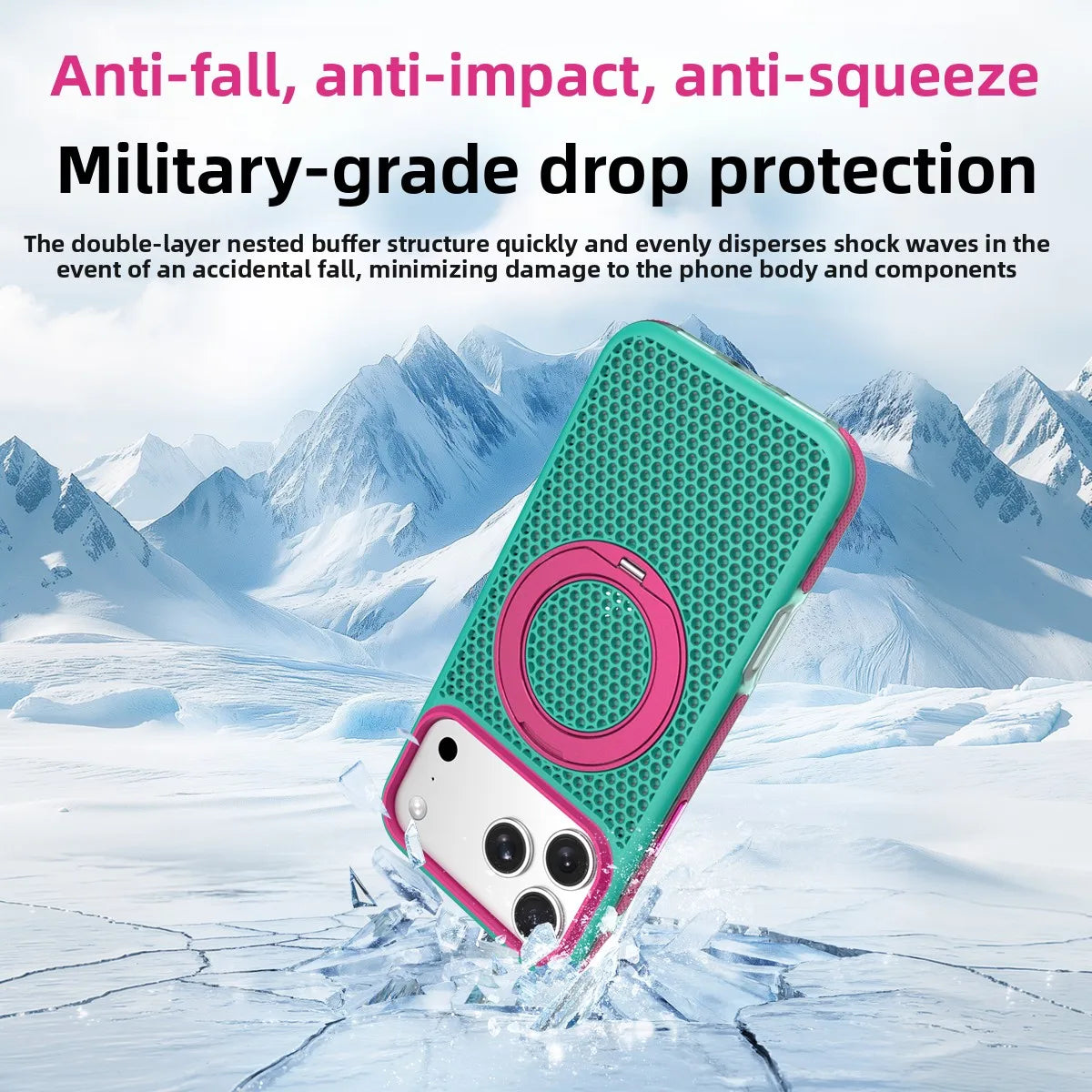 Shockproof Slim Fit MagSafe Case with Kickstand for iPhone 17 Pro & Pro Max
