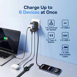 Baseus 45W GaN 6-in-1 Travel Charger