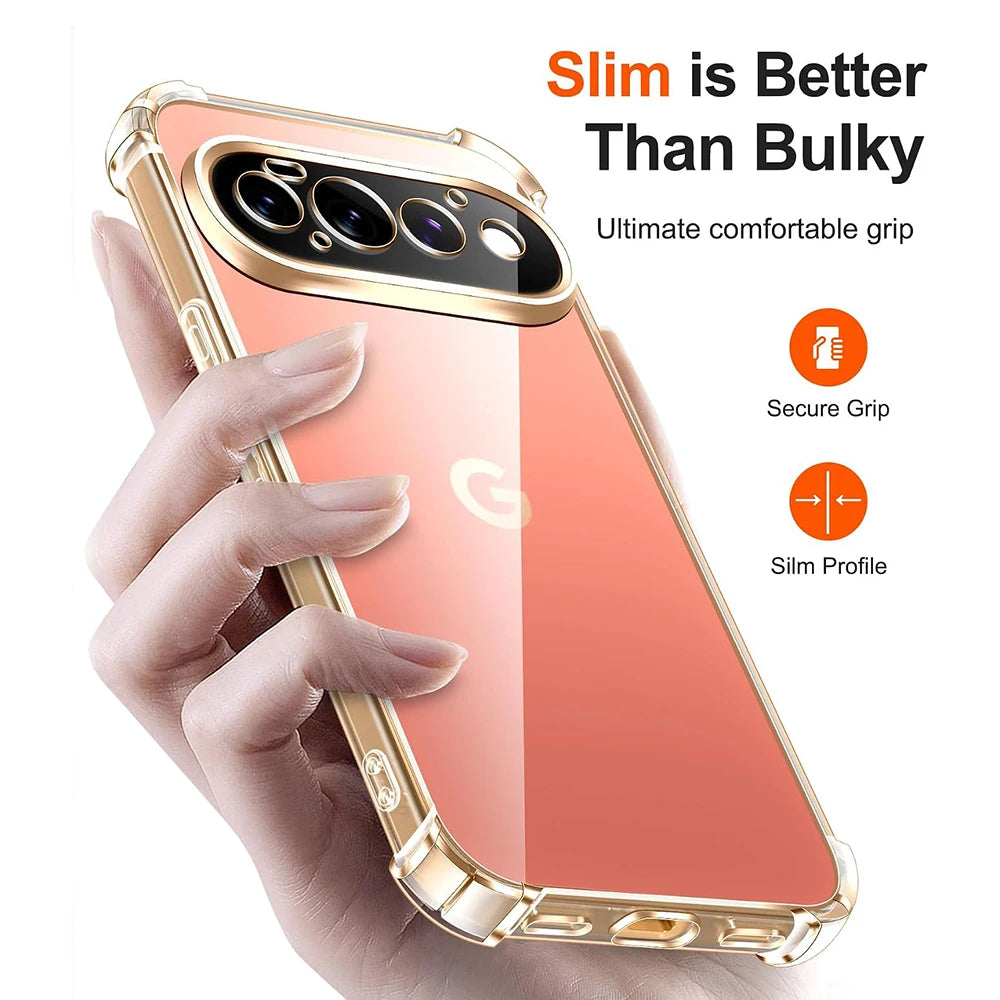 Airbag Shockproof TPU Case with Raised Camera Protection for Google Pixel 11 Series