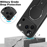 Military-Grade MagSafe Case with Invisible Stand for iPhone 17 Series