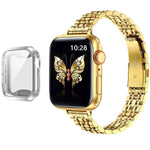 Luxury Slim Bracelet Band with Matching Case for Apple Watch