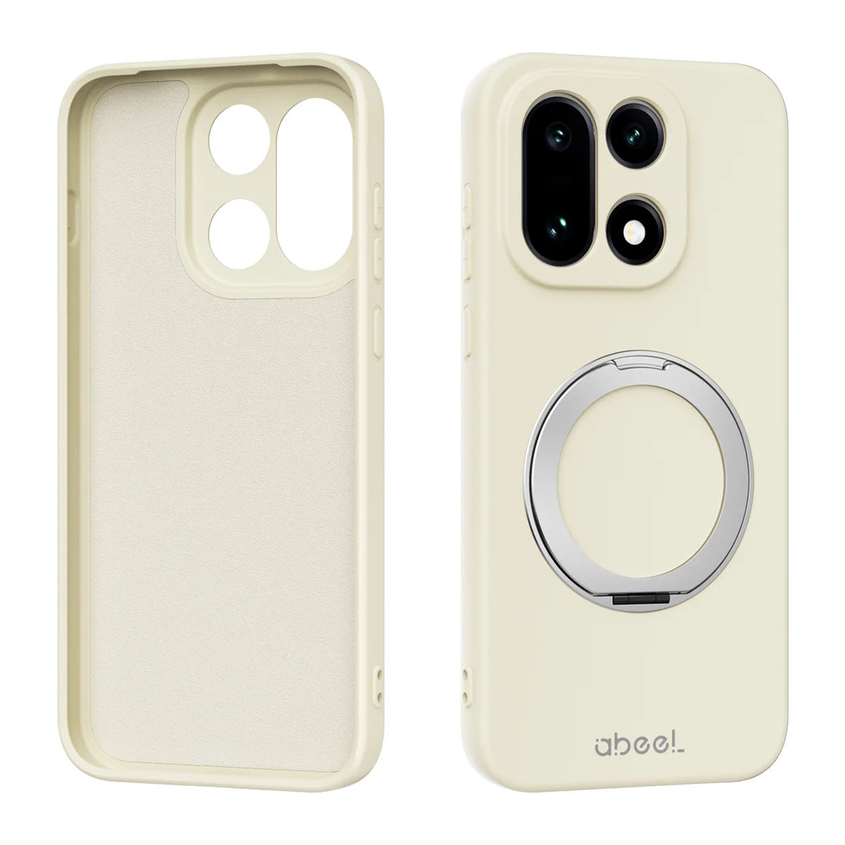 OnePlus 15 Protective Liquid Silicone Case with Magnetic Kickstand