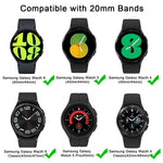 Silicone Band for Samsung Galaxy Watch 6 and Galaxy Watch 6 Classic