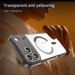 MagSafe Compatible Transparent Acrylic Case for iPhone 17 Series