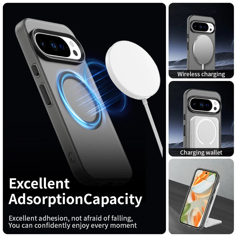 Google Pixel 10 Series Slim Magnetic Clear Case