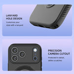Full Protection MagSafe Case with Rotating Ring Stand for iPhone 17 Series