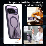 Luxury Protective Magnetic Case with Kickstand for Google Pixel 9 Series