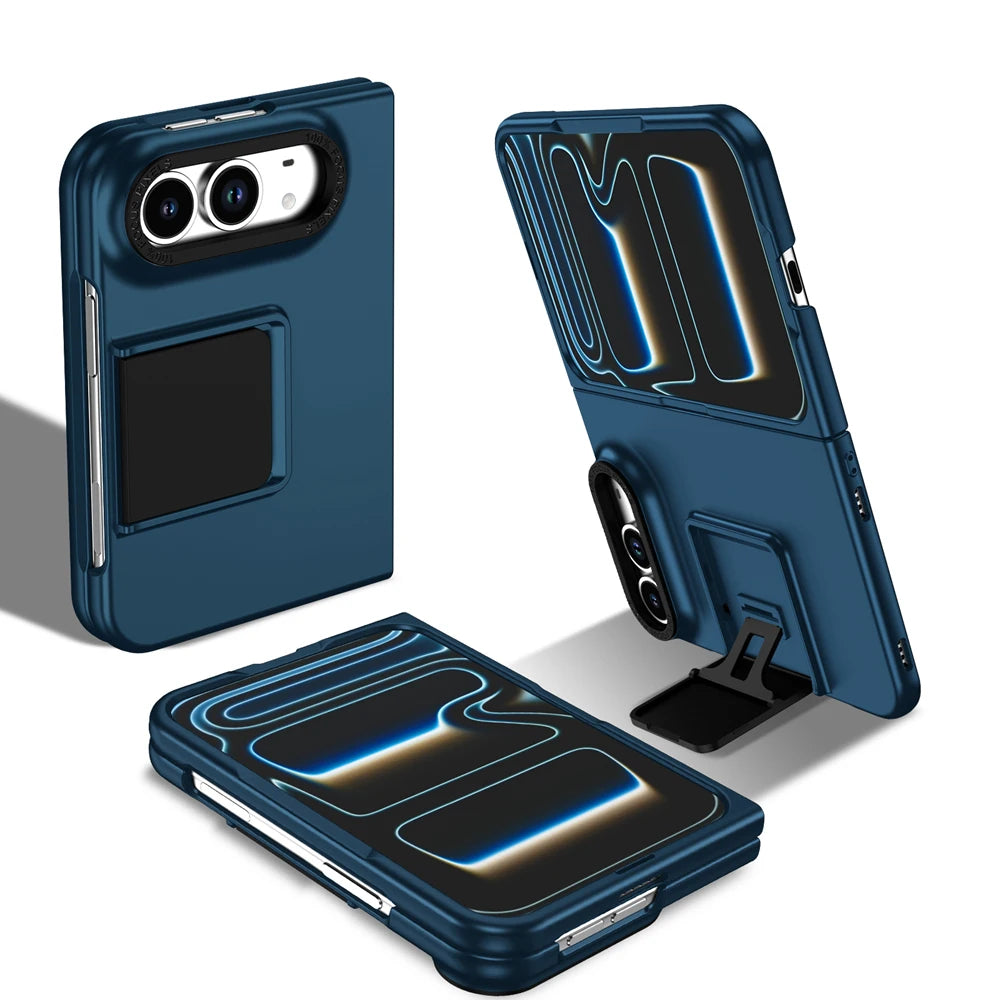 Matte Hard PC Kickstand Case with Dual-Angle Viewing for iPhone Duo