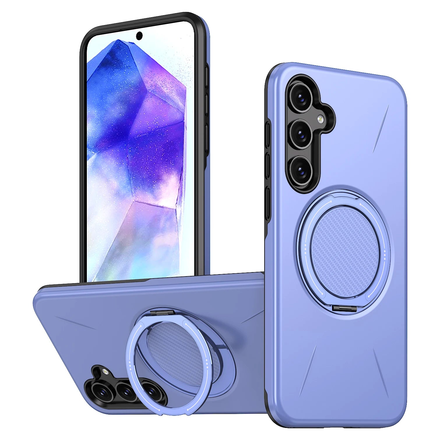 Shockproof Case with Magnetic Ring Holder for Samsung Galaxy A36