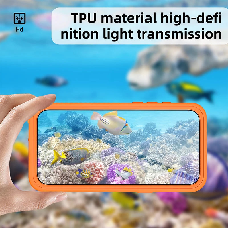Heavy Duty IP68 Waterproof Diving Case for iPhone 17 Series