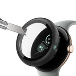 Google Pixel Watch 4 Bumper Case with Tempered Glass Screen Protector