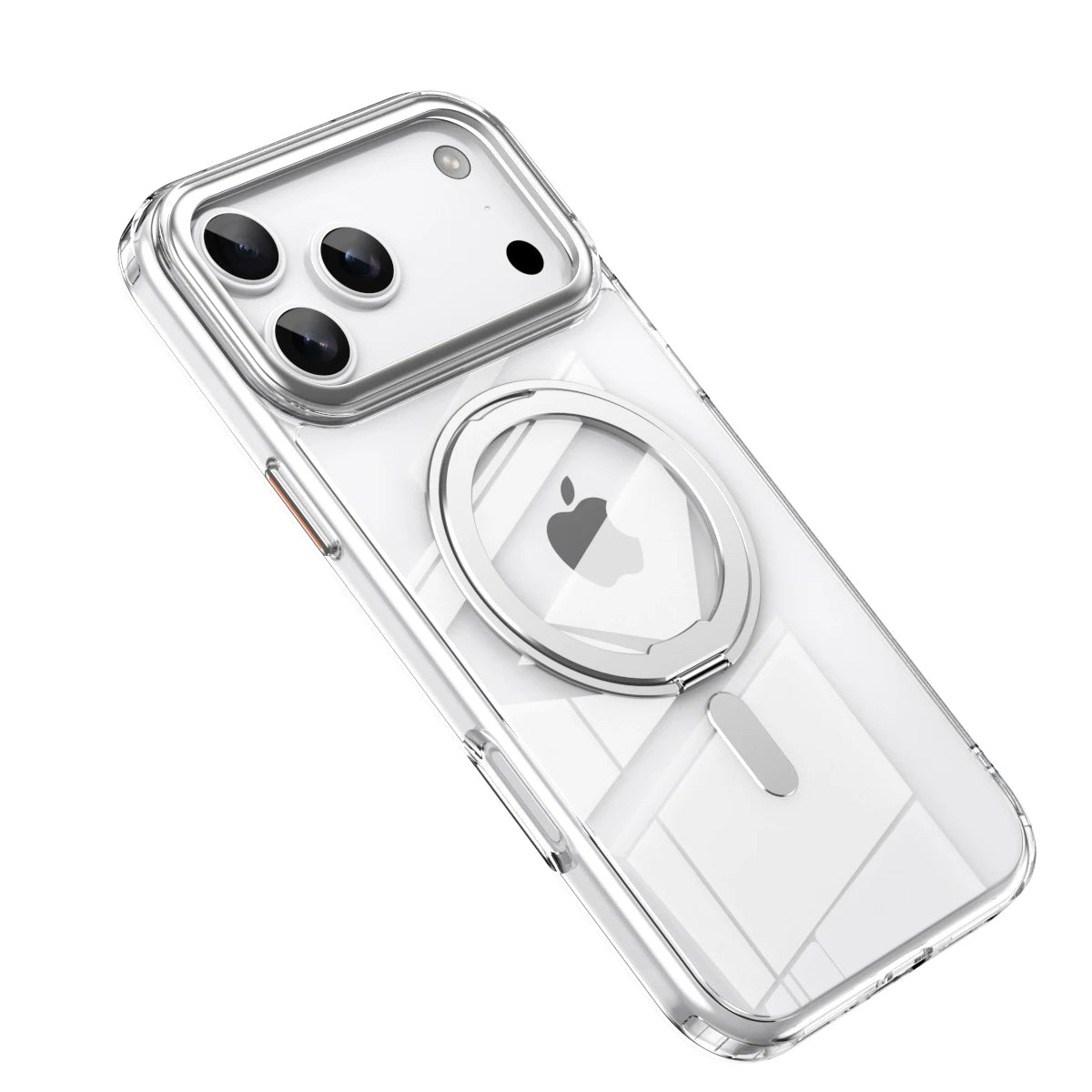 Clear Shockproof & Anti-Scratch MagSafe Case with Built-in Ring Holder for iPhone 17 Series