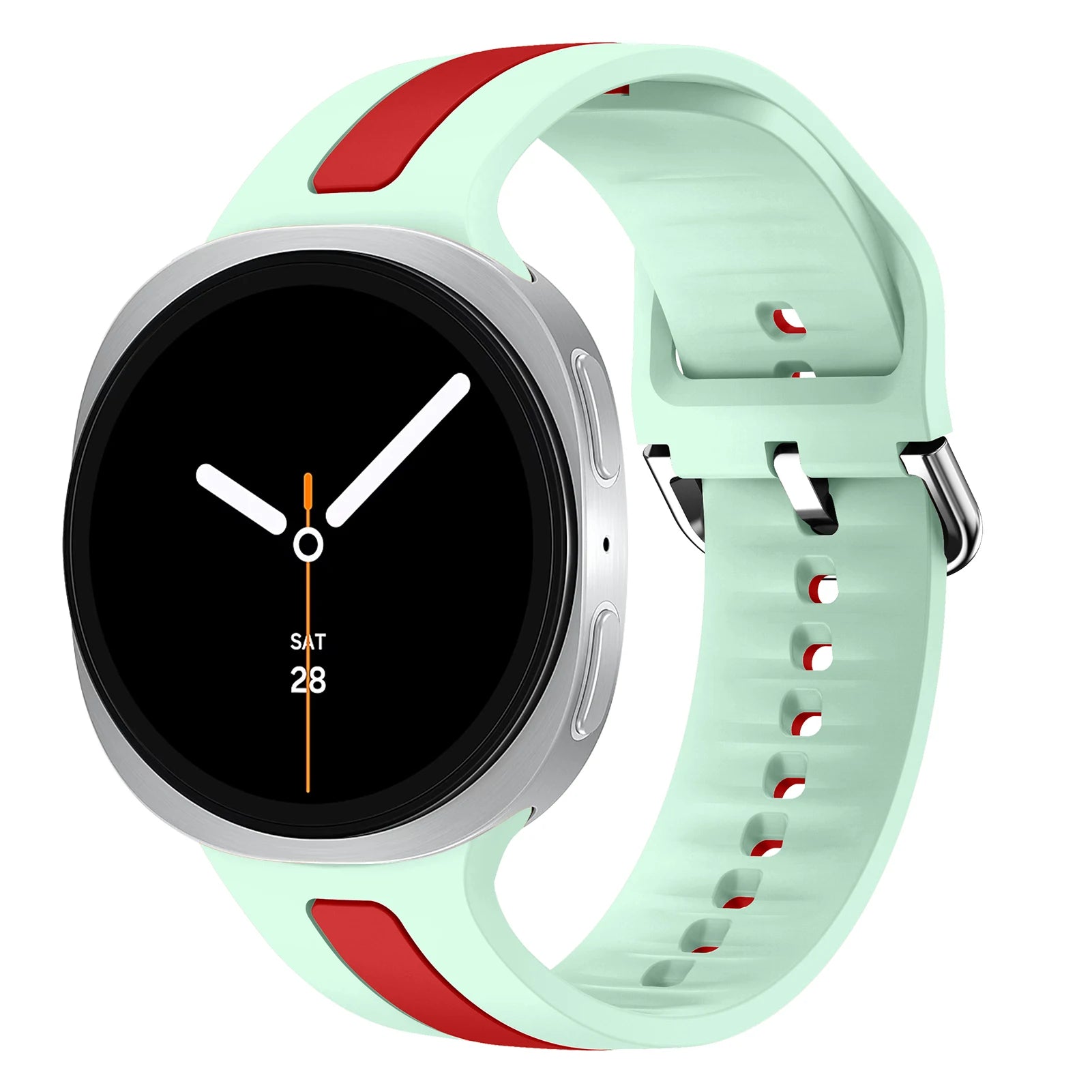 Sport Two-Tone Silicone Band for Samsung Galaxy Watch 8 & Galaxy Watch 8 Classic