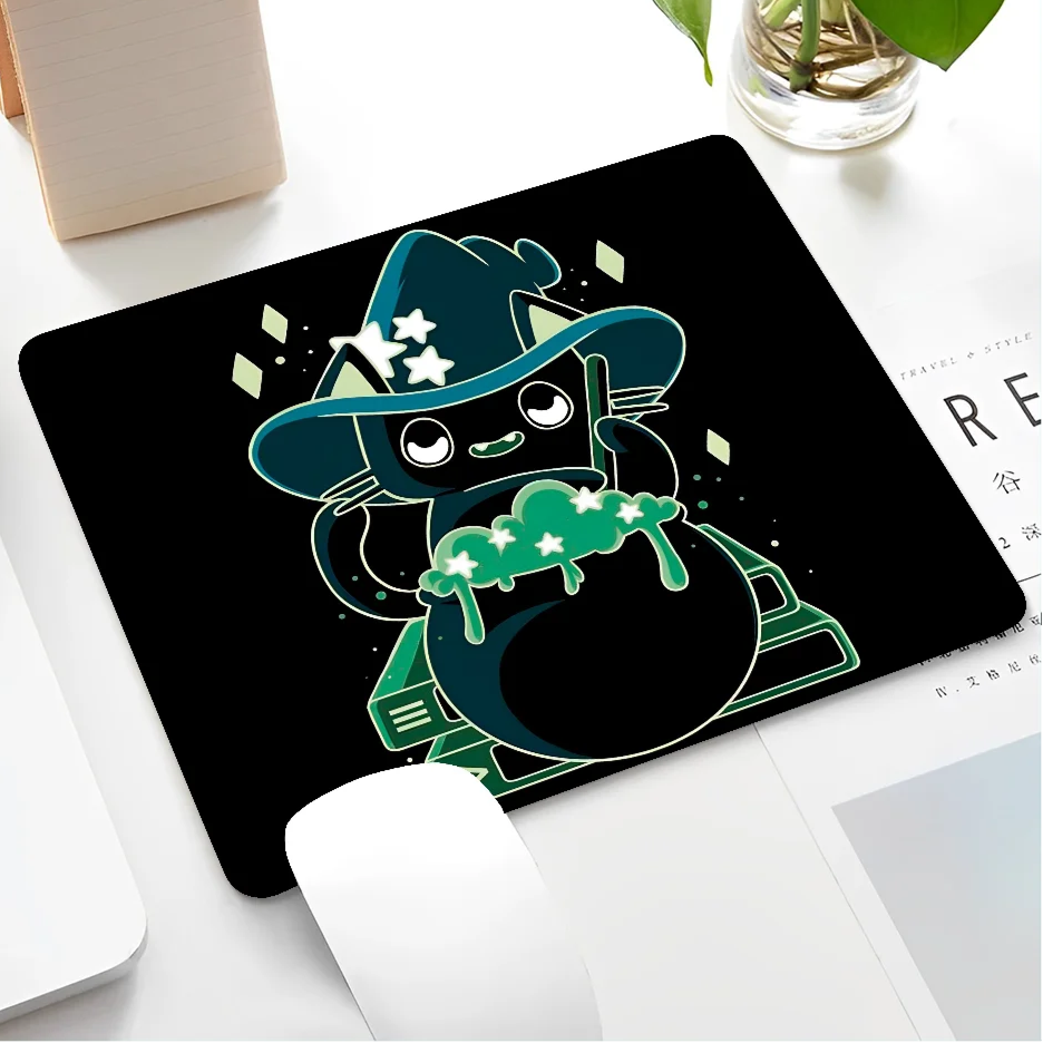 Black Cat Themed Mousepad