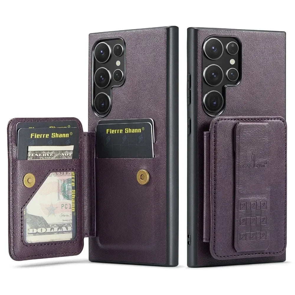 Multi-Card RFID Blocking Wallet Case for Samsung Galaxy S25 Series