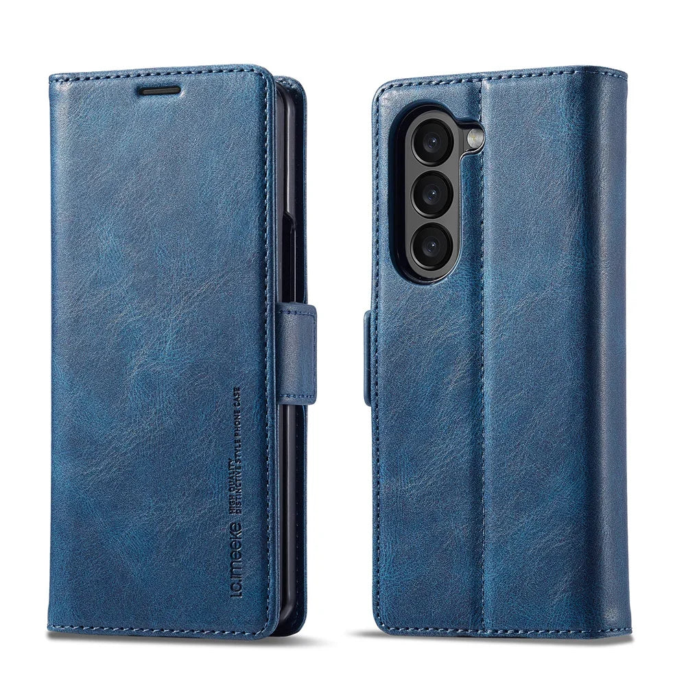 Samsung Galaxy Z Fold7 Protective Wallet Case with RFID Credit Card Shield