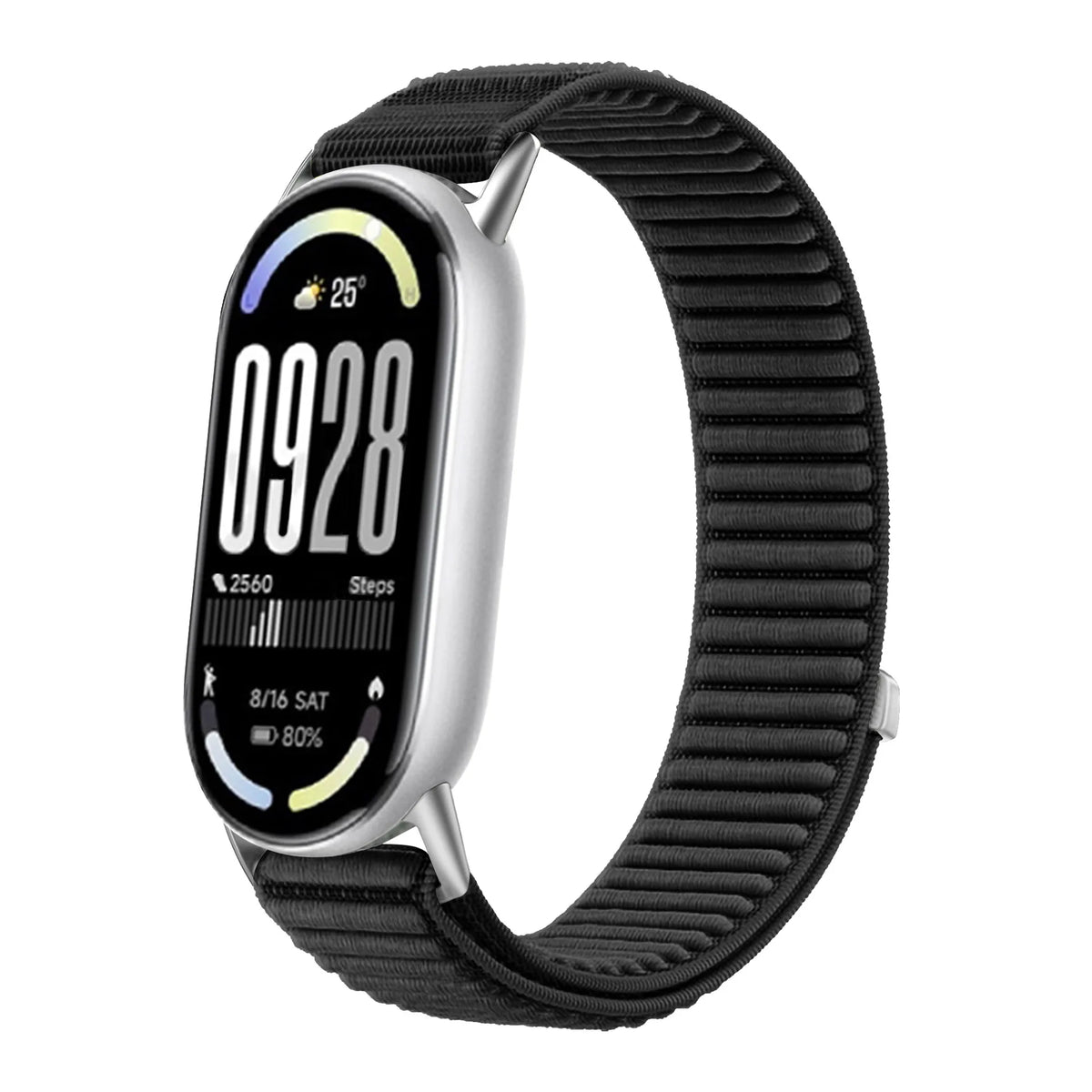 Nylon Breathable Wristband Strap with Hook-and-Loop Closure for Xiaomi Smart Band 11