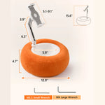 Adjustable Ball-and-Socket Pillow Tablet Stand