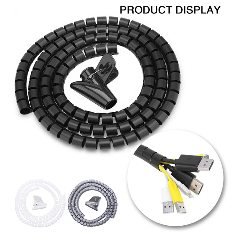 Flexible Spiral Cable Organizer Tube